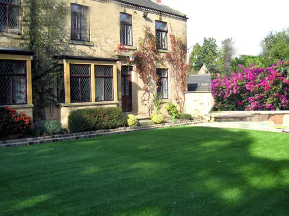 Fake Grass Aubrey Texas Landscape Back Yard