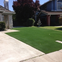 Synthetic Grass Pecan Hill Texas Lawn Front Yard