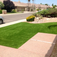 Fake Turf Argyle Texas Landscape Front Yard