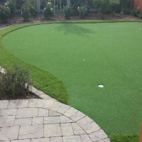 Fake Turf Cross Timber Texas Lawn Pavers Back Yard