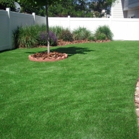 Synthetic Grass Shamrock Texas Landscape Back Yard