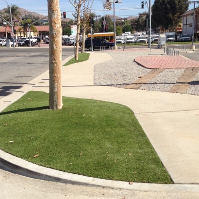 Fake Turf Sansom Park Texas School Fountans Back Yard